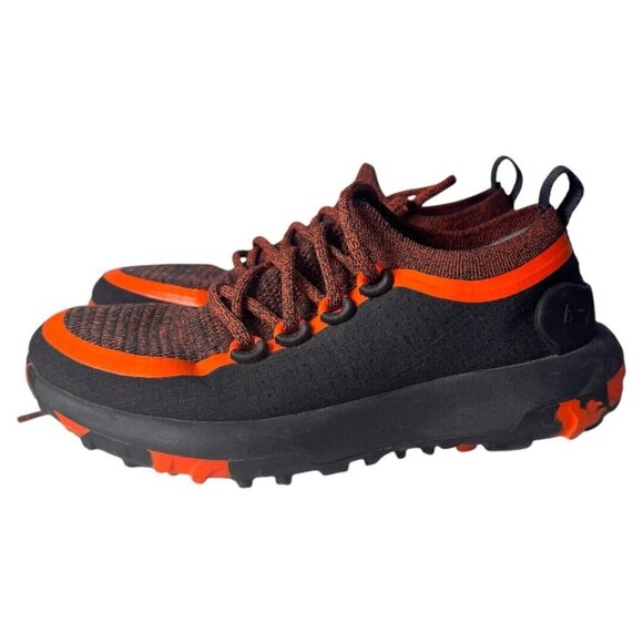 ALLBIRDS TRAIL RUNNER SWT BLACK BUOYANT ORANGE SHOES SNEAKER MENS SIZE 8W - Picture 5 of 6